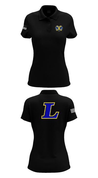 Lakeside High School Basketball 7713831 Women's Short Sleeve Performance Polo  - 36