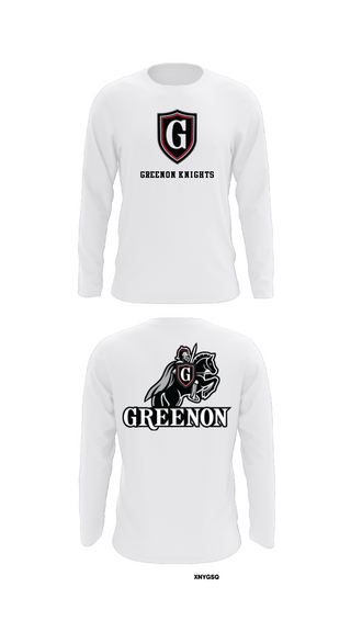 Long Sleeve Performance Shirt, Greenon Knights, Women's Volleyball, Teamtime, Team time, sublimation, custom sports apparel, team uniforms, spirit wear, spiritwear, sports uniforms, custom shirts, team store, custom team store, fundraiser sports, apparel fundraiser