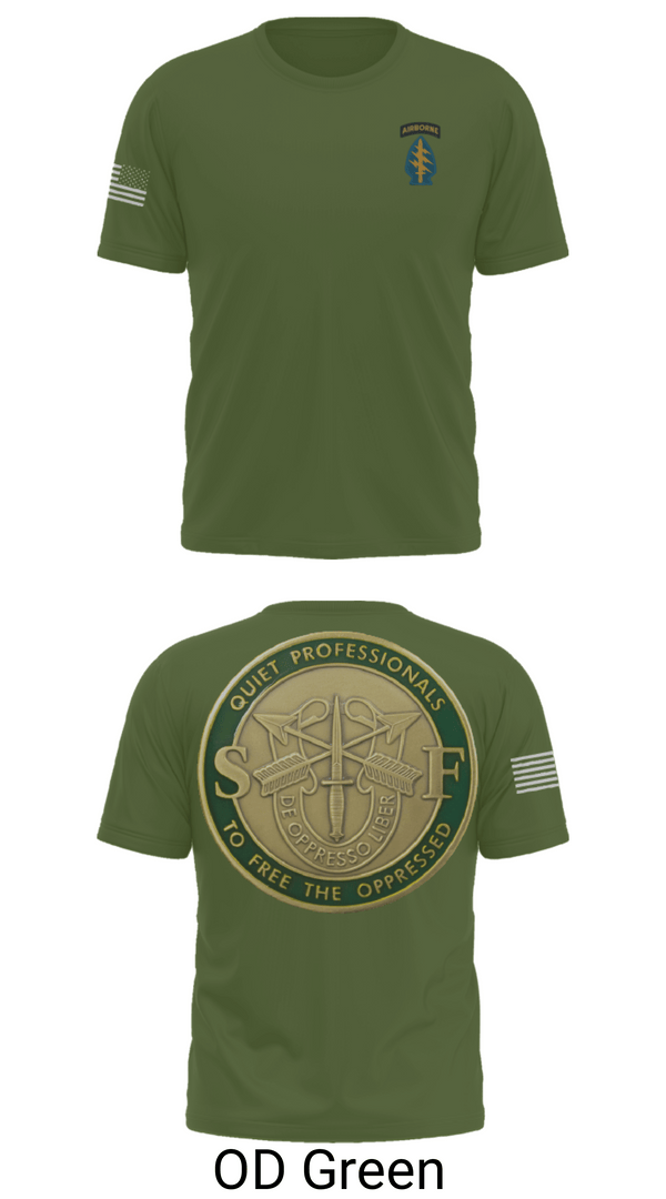 Old School Cotton Feel Shirt, Echo 20th SFG, National Guard, Teamtime, Team time, sublimation, custom sports apparel, team uniforms, spirit wear, spiritwear, sports uniforms, custom shirts, team store, custom team store, fundraiser sports, apparel fundraiser