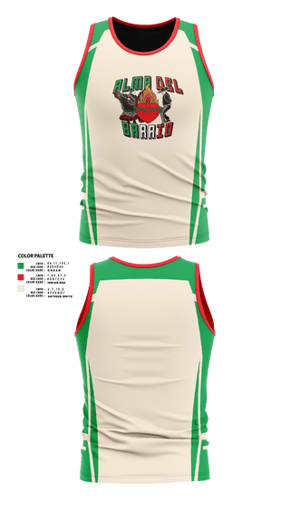 Tank Top, Alma del barrio, Cheer, Teamtime, Team time, sublimation, custom sports apparel, team uniforms, spirit wear, spiritwear, sports uniforms, custom shirts, team store, custom team store, fundraiser sports, apparel fundraiser