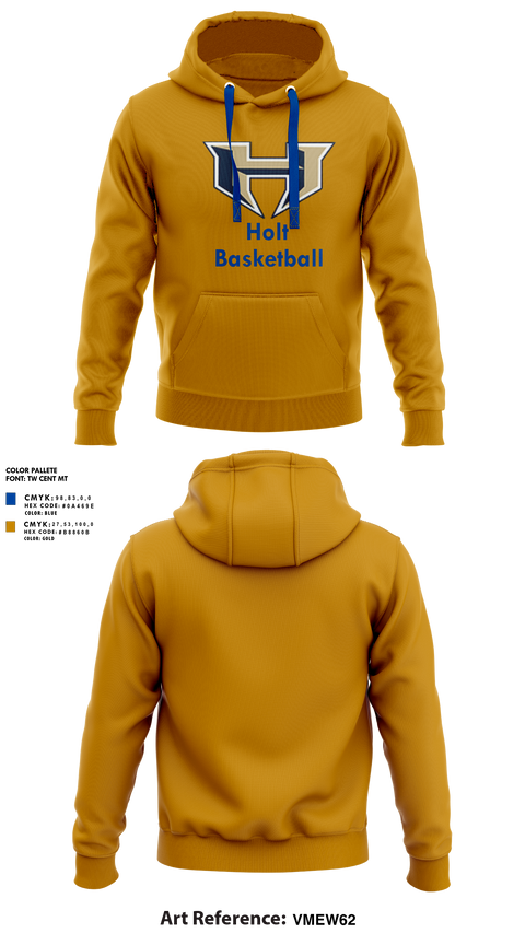 Hoodie, Holt High School Basketball, Women's Basketball, Teamtime, Team time, sublimation, custom sports apparel, team uniforms, spirit wear, spiritwear, sports uniforms, custom shirts, team store, custom team store, fundraiser sports, apparel fundraiser