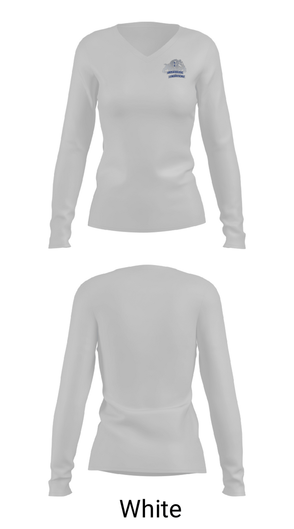 Womens Long Sleeve Vneck Shirt, Safford High School Soccer, Men's Soccer, Teamtime, Team time, sublimation, custom sports apparel, team uniforms, spirit wear, spiritwear, sports uniforms, custom shirts, team store, custom team store, fundraiser sports, apparel fundraiser