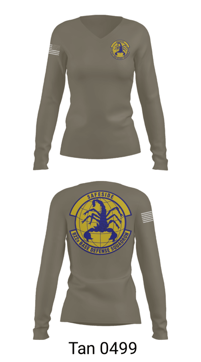 Safeside 35499919 Women's Long Sleeve V-neck Shirt - 43