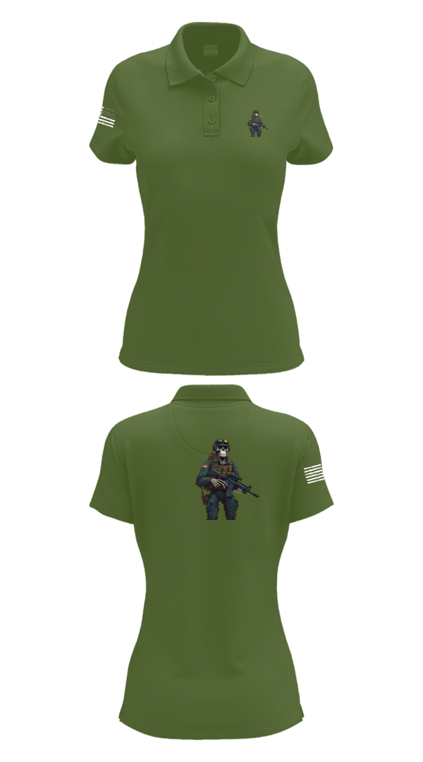 Women's Short Sleeve Performance Polo, 3d lsb, Marines, Teamtime, Team time, sublimation, custom sports apparel, team uniforms, spirit wear, spiritwear, sports uniforms, custom shirts, team store, custom team store, fundraiser sports, apparel fundraiser