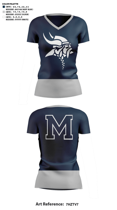 Marysville High School Cheer 26495942 Women's Short Sleeve V-neck Shirt - 41