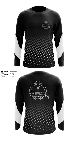 Long Sleeve Performance Shirt, American Beach Tennis, Tennis, Teamtime, Team time, sublimation, custom sports apparel, team uniforms, spirit wear, spiritwear, sports uniforms, custom shirts, team store, custom team store, fundraiser sports, apparel fundraiser