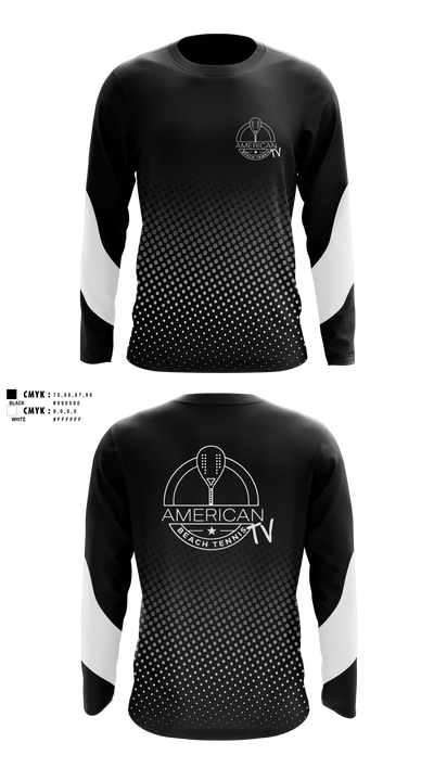 American Beach Tennis 35879010 Long Sleeve Performance Shirt 1