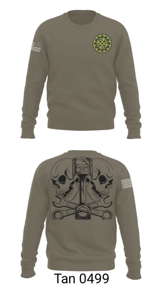 Crew Neck Sweatshirt, 46th MP Co, Army, Teamtime, Team time, sublimation, custom sports apparel, team uniforms, spirit wear, spiritwear, sports uniforms, custom shirts, team store, custom team store, fundraiser sports, apparel fundraiser