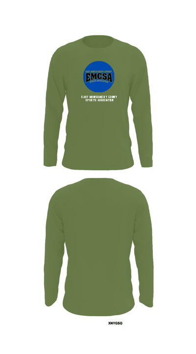 East Montgomery County Sports Association 83538044 Long Sleeve Performance Shirt - 21