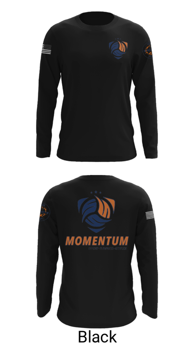 Momentum Volleyball Club 81929497 Long Sleeve Performance Shirt - 11
