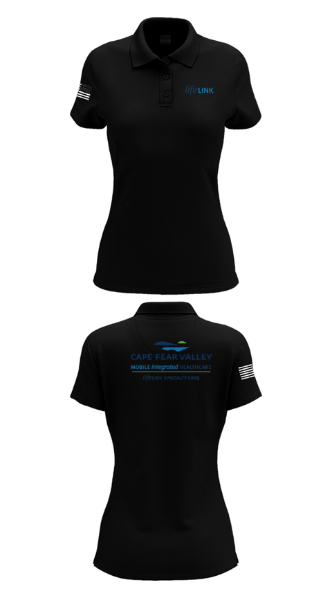 Women's Short Sleeve Performance Polo, LifeLINK Ground, , Teamtime, Team time, sublimation, custom sports apparel, team uniforms, spirit wear, spiritwear, sports uniforms, custom shirts, team store, custom team store, fundraiser sports, apparel fundraiser