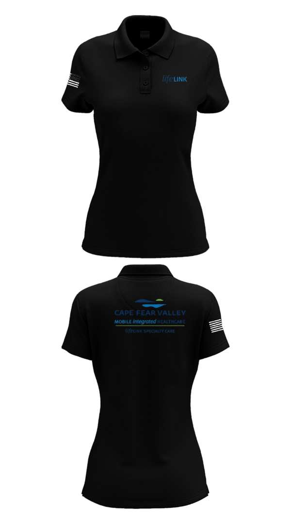 Women's Short Sleeve Performance Polo, LifeLINK Ground, , Teamtime, Team time, sublimation, custom sports apparel, team uniforms, spirit wear, spiritwear, sports uniforms, custom shirts, team store, custom team store, fundraiser sports, apparel fundraiser