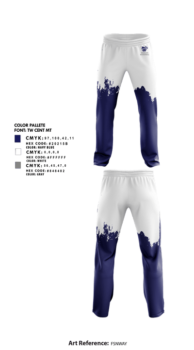 Somerset Middle School Basketball 43398228 Sweatpants - 1