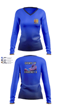 Events By CourtneyB 54190436 Women's Long Sleeve V-neck Shirt - 1