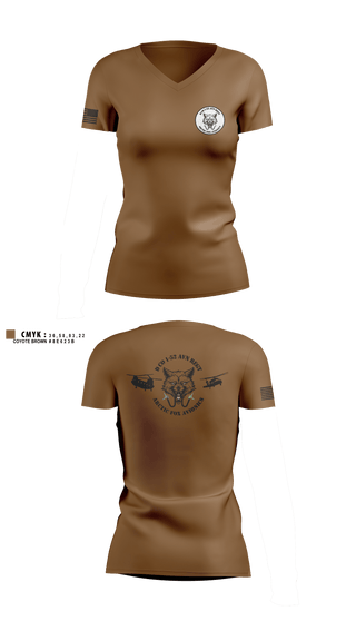 Womens Short Sleeve Vneck Shirt, D Co 2-13th AVN REGTD Co 1-52 AVN REGTD Co 1-52 AVN REGT, , Teamtime, Team time, sublimation, custom sports apparel, team uniforms, spirit wear, spiritwear, sports uniforms, custom shirts, team store, custom team store, fundraiser sports, apparel fundraiser