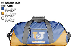 Duffle Bag, FalconKnights, Cheer, Teamtime, Team time, sublimation, custom sports apparel, team uniforms, spirit wear, spiritwear, sports uniforms, custom shirts, team store, custom team store, fundraiser sports, apparel fundraiser