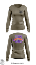 GOON SQUAD Women's Long Sleeve V-neck Shirt - 3