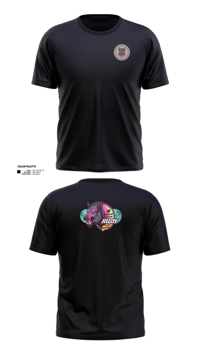 Black Boars 84058902 Short Sleeve Performance Shirt - 3