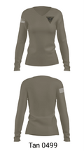 SRT 56874083 Women's Long Sleeve V-neck Shirt - 73
