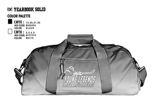 Duffle Bag, Young Legends Street Hockey, Ice Hockey, Teamtime, Team time, sublimation, custom sports apparel, team uniforms, spirit wear, spiritwear, sports uniforms, custom shirts, team store, custom team store, fundraiser sports, apparel fundraiser