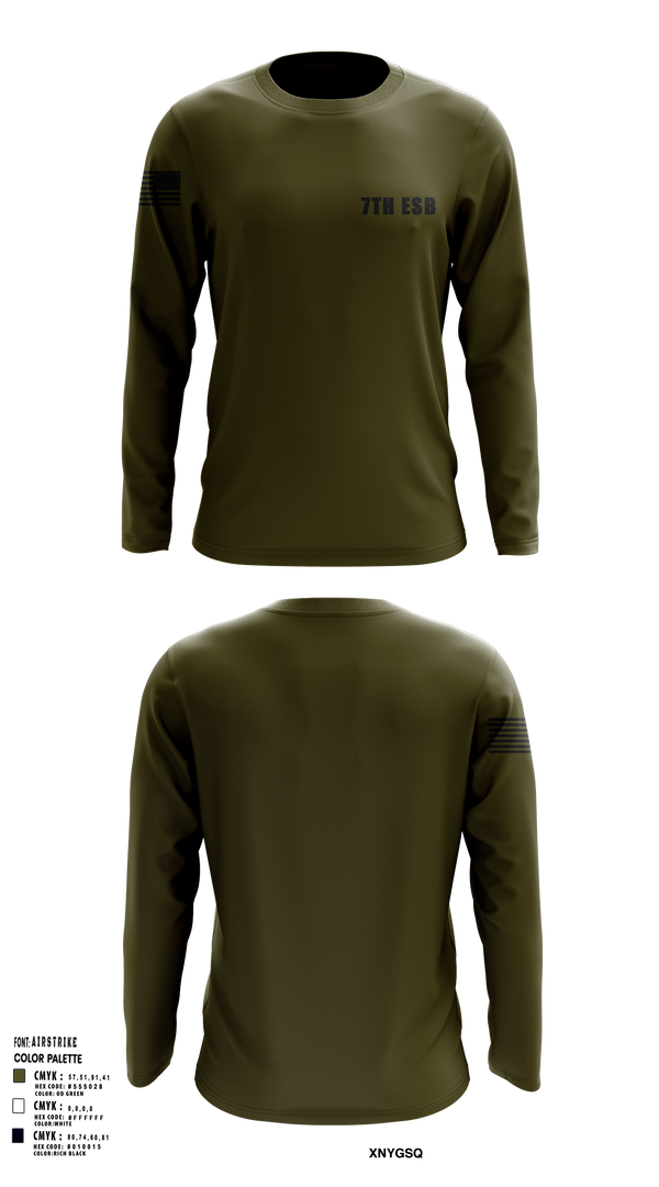Long Sleeve Performance Shirt, 7th ESB, Marines, Teamtime, Team time, sublimation, custom sports apparel, team uniforms, spirit wear, spiritwear, sports uniforms, custom shirts, team store, custom team store, fundraiser sports, apparel fundraiser