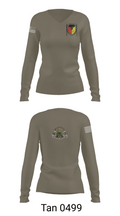 9th Comm Service company 88104614 Women's Long Sleeve V-neck Shirt - 77