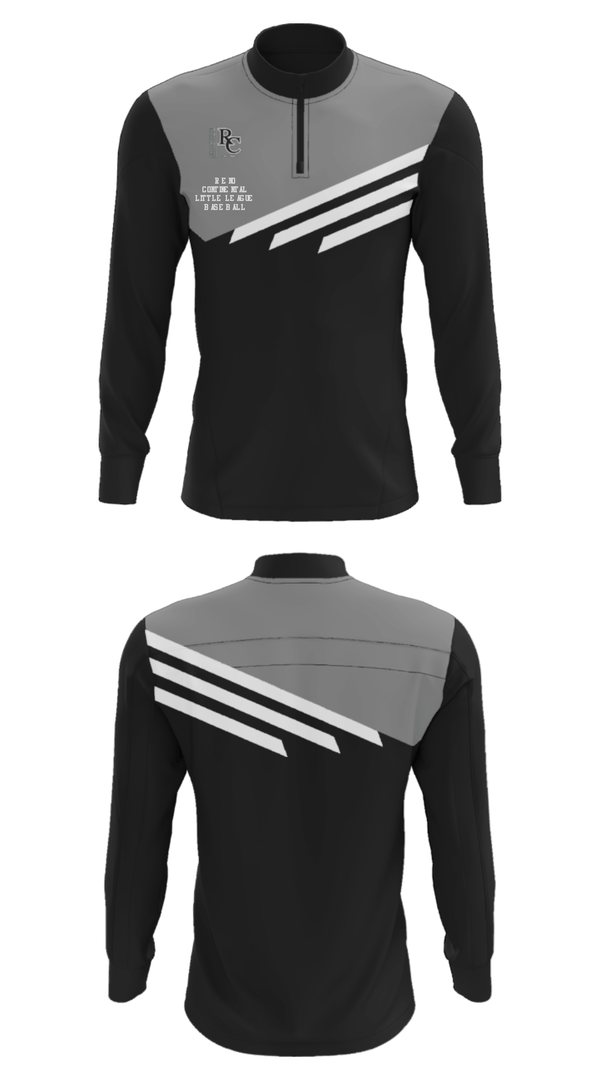Quarter Zip Jacket, Reno Continental Little League Baseball, Baseball, Teamtime, Team time, sublimation, custom sports apparel, team uniforms, spirit wear, spiritwear, sports uniforms, custom shirts, team store, custom team store, fundraiser sports, apparel fundraiser