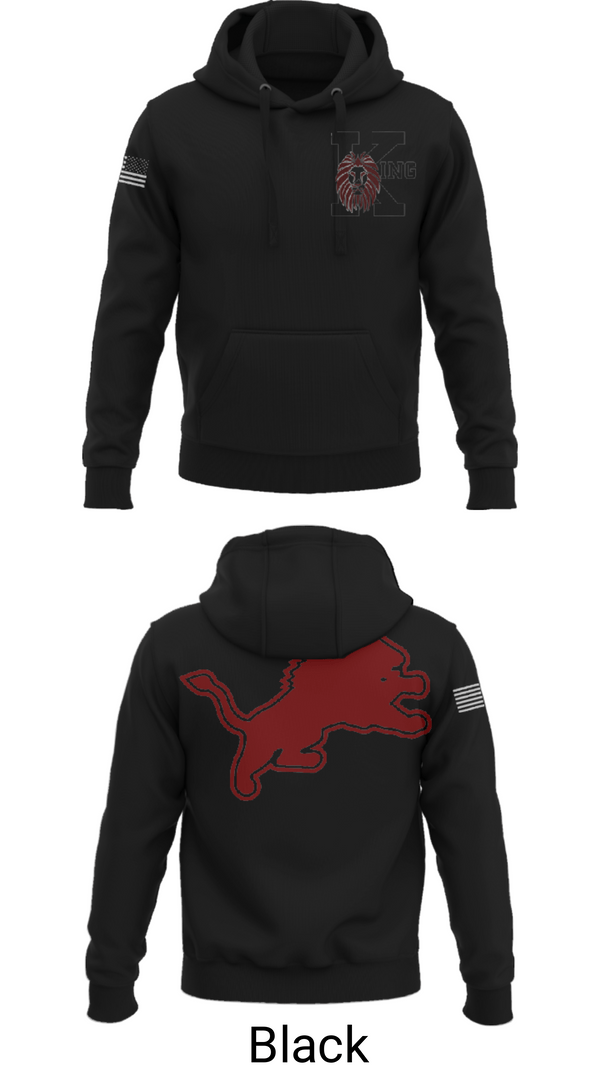 Hoodie, Martin Luther King Jr High School Tennis, Tennis, Teamtime, Team time, sublimation, custom sports apparel, team uniforms, spirit wear, spiritwear, sports uniforms, custom shirts, team store, custom team store, fundraiser sports, apparel fundraiser