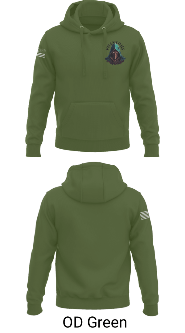 Hoodie, 2nd Platoon Charlie Battery 5-4, Army, Teamtime, Team time, sublimation, custom sports apparel, team uniforms, spirit wear, spiritwear, sports uniforms, custom shirts, team store, custom team store, fundraiser sports, apparel fundraiser