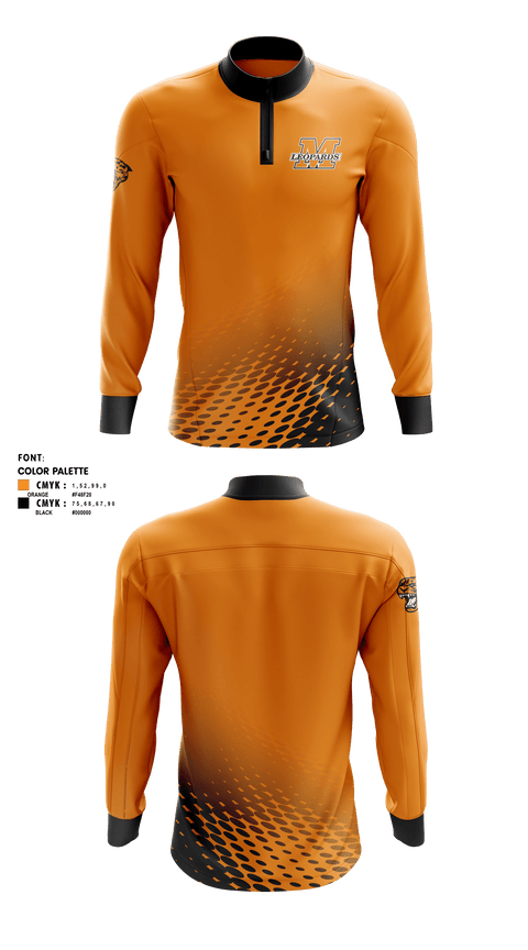 Quarter Zip Jacket, Malvern High School Volleyball, Women's Volleyball, Teamtime, Team time, sublimation, custom sports apparel, team uniforms, spirit wear, spiritwear, sports uniforms, custom shirts, team store, custom team store, fundraiser sports, apparel fundraiser