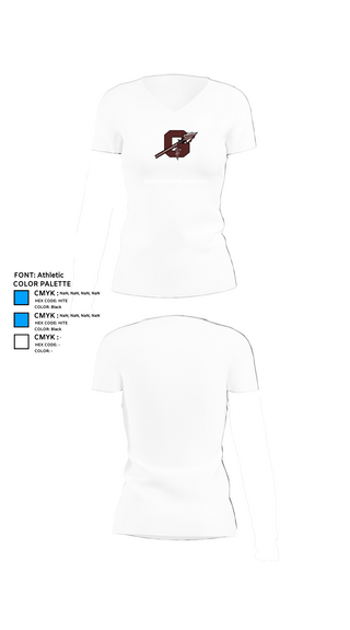 Womens Short Sleeve Vneck Shirt, Ganado High School Basketball, Women's Basketball, Teamtime, Team time, sublimation, custom sports apparel, team uniforms, spirit wear, spiritwear, sports uniforms, custom shirts, team store, custom team store, fundraiser sports, apparel fundraiser