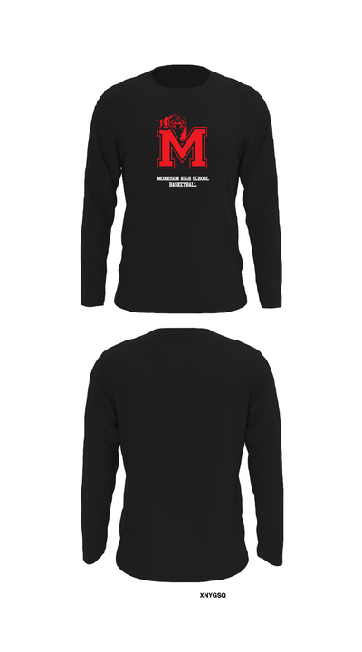 Morrison High School Basketball 96514164 Long Sleeve Performance Shirt - 27