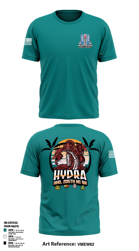 Short Sleeve Performance Shirt, HHD 205th MI BN, Army, Teamtime, Team time, sublimation, custom sports apparel, team uniforms, spirit wear, spiritwear, sports uniforms, custom shirts, team store, custom team store, fundraiser sports, apparel fundraiser