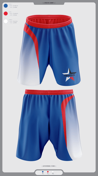 Athletic Shorts With Pockets, Georgetown Texans, , Teamtime, Team time, sublimation, custom sports apparel, team uniforms, spirit wear, spiritwear, sports uniforms, custom shirts, team store, custom team store, fundraiser sports, apparel fundraiser