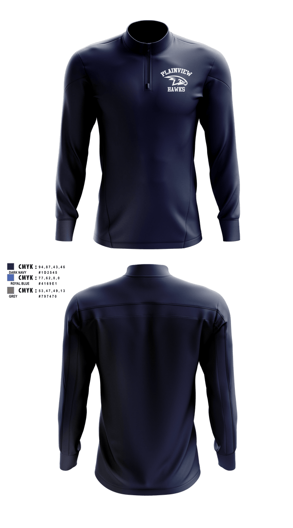 Quarter Zip Jacket, Plainview Softball, Softball, Teamtime, Team time, sublimation, custom sports apparel, team uniforms, spirit wear, spiritwear, sports uniforms, custom shirts, team store, custom team store, fundraiser sports, apparel fundraiser