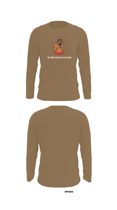 3rd Intelligence Battalion 49807001 Long Sleeve Performance Shirt - 12