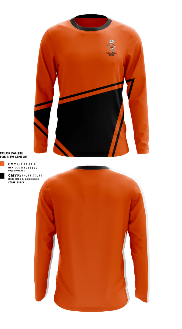 Long Sleeve Performance Shirt, Coalinga High School Band, Spirit Store, Teamtime, Team time, sublimation, custom sports apparel, team uniforms, spirit wear, spiritwear, sports uniforms, custom shirts, team store, custom team store, fundraiser sports, apparel fundraiser