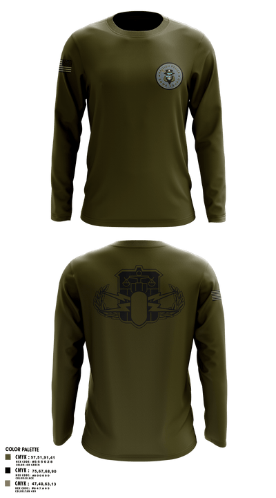 Raleigh Police Bomb Squad 92795368 Long Sleeve Performance Shirt - 1