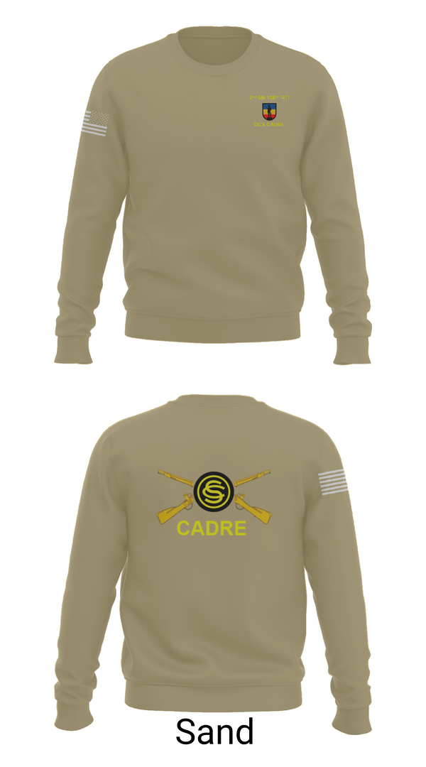 Crew Neck Sweatshirt, 106th RTI OCS, , Teamtime, Team time, sublimation, custom sports apparel, team uniforms, spirit wear, spiritwear, sports uniforms, custom shirts, team store, custom team store, fundraiser sports, apparel fundraiser