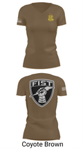 1-200 Infantry 56519387 Women's Short Sleeve V-neck Shirt - 8