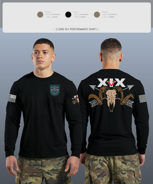 Long Sleeve Performance Shirt, 5/19th SFG, National Guard, Teamtime, Team time, sublimation, custom sports apparel, team uniforms, spirit wear, spiritwear, sports uniforms, custom shirts, team store, custom team store, fundraiser sports, apparel fundraiser