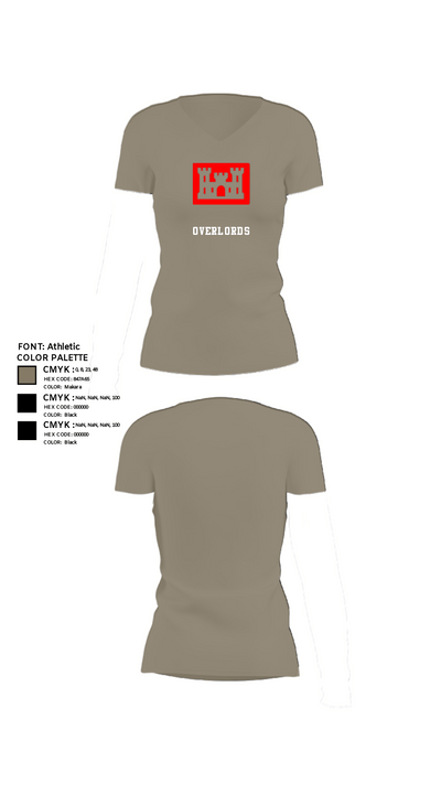 Overlords 20209988 Women's Short Sleeve V-neck Shirt - 64