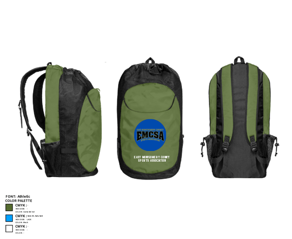 Gear Bag, East Montgomery County Sports Association, Spirit Store, Teamtime, Team time, sublimation, custom sports apparel, team uniforms, spirit wear, spiritwear, sports uniforms, custom shirts, team store, custom team store, fundraiser sports, apparel fundraiser