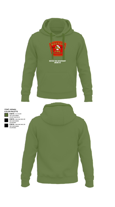 Boston Fire Department Engine 55 92329378 Hoodie - 51