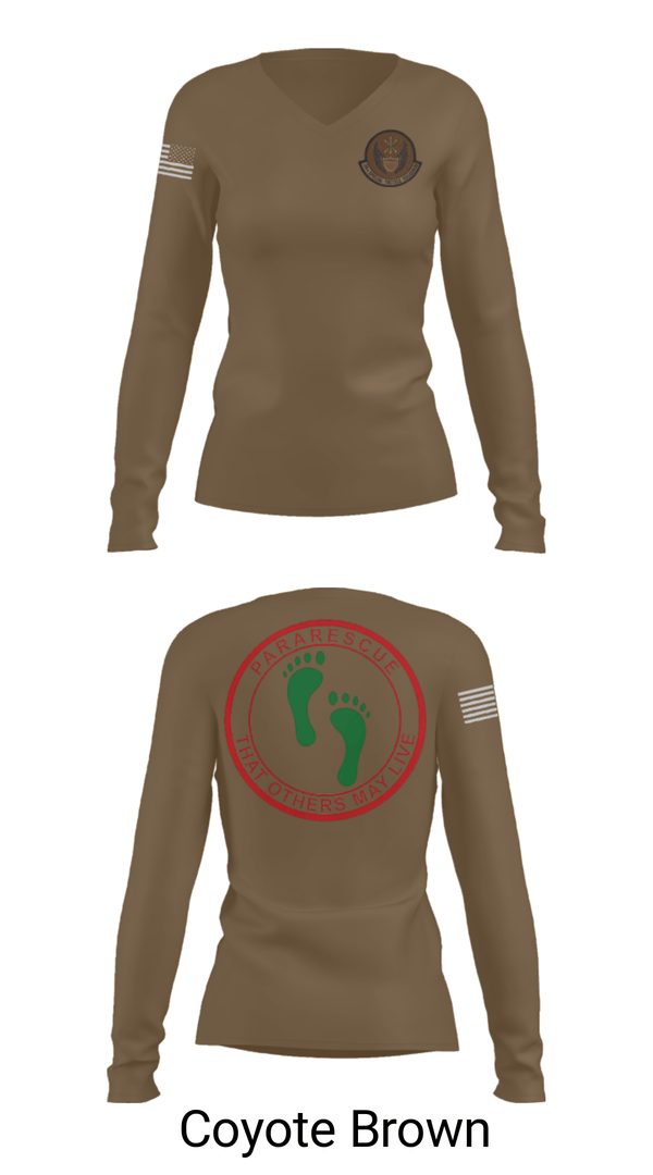 Women's Long Sleeve Vneck Shirt, 22 STS, Air Force, Teamtime, Team time, sublimation, custom sports apparel, team uniforms, spirit wear, spiritwear, sports uniforms, custom shirts, team store, custom team store, fundraiser sports, apparel fundraiser