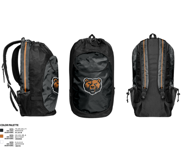 Gear Bag, Richland High School Basketball, Women's Basketball, Teamtime, Team time, sublimation, custom sports apparel, team uniforms, spirit wear, spiritwear, sports uniforms, custom shirts, team store, custom team store, fundraiser sports, apparel fundraiser