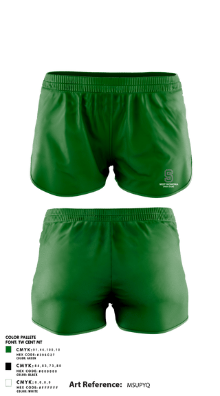 Womens Shorts, West Monona High School, Spirit Store, Teamtime, Team time, sublimation, custom sports apparel, team uniforms, spirit wear, spiritwear, sports uniforms, custom shirts, team store, custom team store, fundraiser sports, apparel fundraiser
