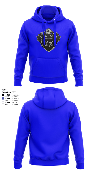 Parowan High School Soccer 7234539 Hoodie - 3