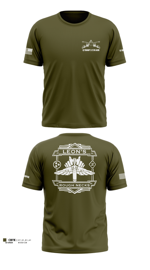 Old School Cotton Feel Shirt, Q TROOP 2/278 ACR, National Guard, Teamtime, Team time, sublimation, custom sports apparel, team uniforms, spirit wear, spiritwear, sports uniforms, custom shirts, team store, custom team store, fundraiser sports, apparel fundraiser