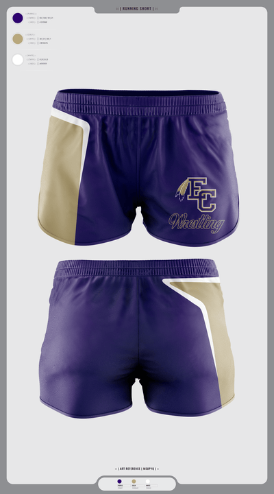 East Coweta High School Wrestling 50868332 Women's Shorts - 7